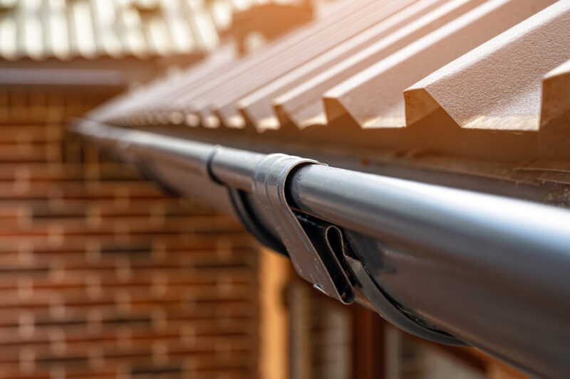 Round Gutters On Wichita Home